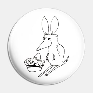 Chocolate Bilby with Basket Pin