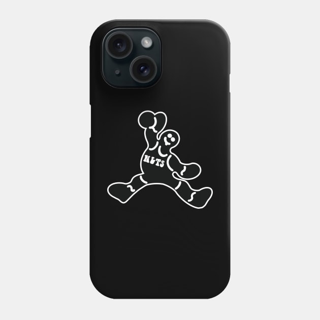 Jumping Brooklyn Nets Gingerbread Man Phone Case by Rad Love