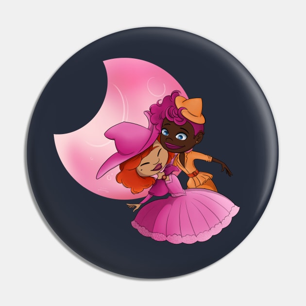 Strawberry Moon Pin by candice-allen-art