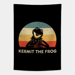 Sunset Kermit The Frog Hello Tapestry