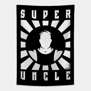 Super Uncle (Rays / White) Tapestry