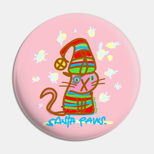 Pink meow Pin by magicdidit2