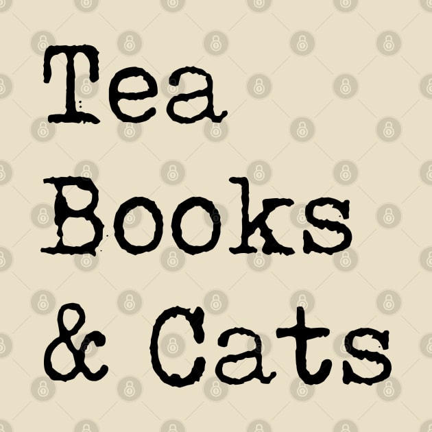 Tea Books and Cats by Library Of Chapters