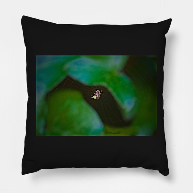 THE GREENFLY PROTEIN PACK Pillow by dumbodancer