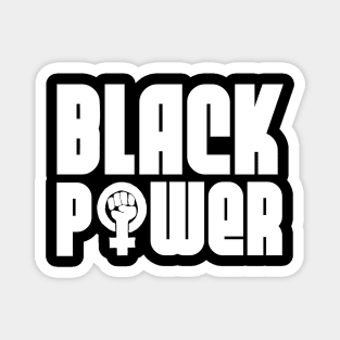 Black Woman Power Magnet