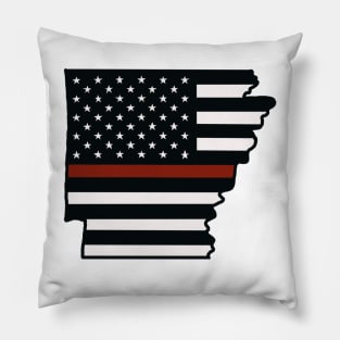 Fireman Arkansas flag Pillow