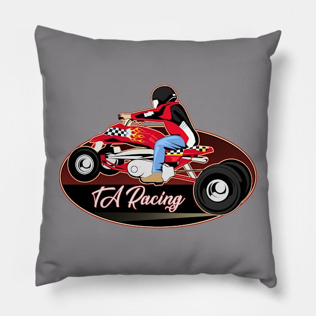 TA Racing Pillow by AdorableBadassRacing