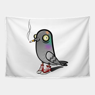 Smoking Pigeon Tapestry