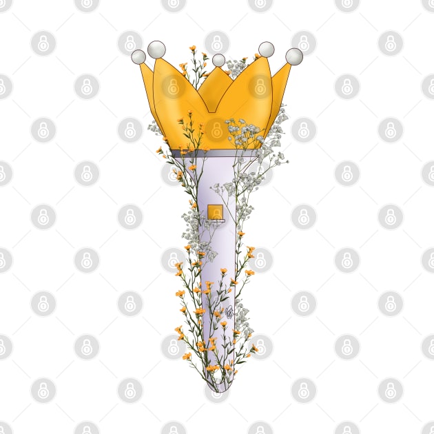 Big Bang Floral Lightstick kpop by RetroAttic