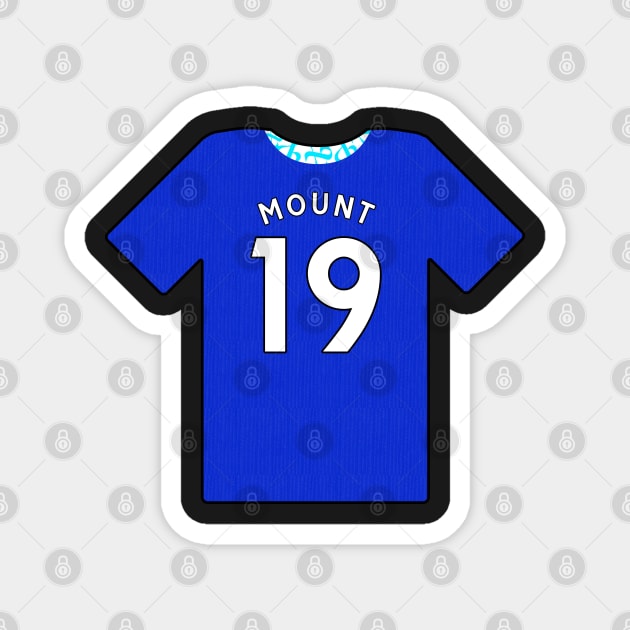 2022 Mason Mount Jersey Magnet by tysonstreet