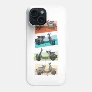 4 vespa fifties Phone Case