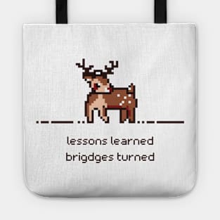 Pixel Antlers: Bridges of Growth Tote