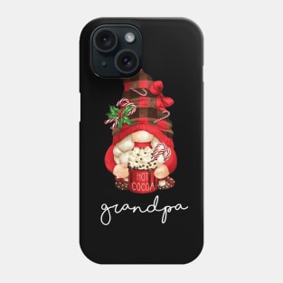 Grandpa Gnome Hot Cocoa Family Matching Merry Christmas Phone Case