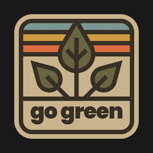 Go Green Retro Life T-Shirt