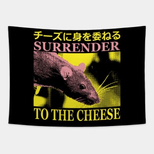 Surrender to the cheese Tapestry