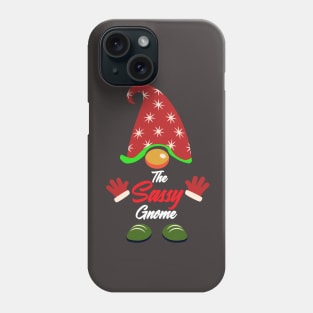 The Sassy Gnome Matching Family Christmas Phone Case
