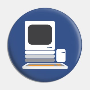 Simplistic Macintosh 128K Pin