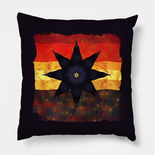 Gem Star Color Spectrum tee Pillow by DISmithArt