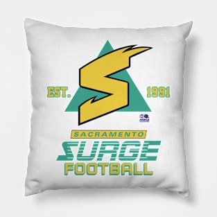 Sacramento Surge Football Pillow