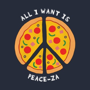 Love Pizza Love Peace T-Shirt