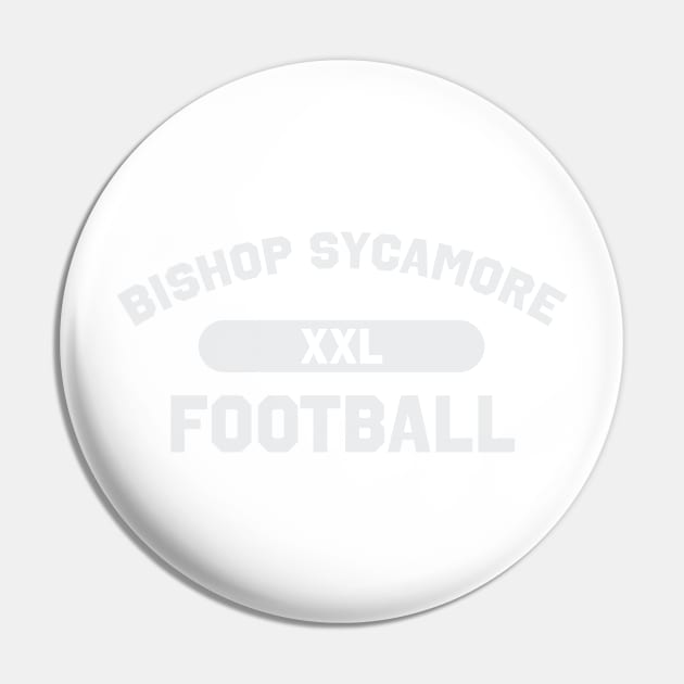 Bishop Sycamore Football - Light Lettering Pin by WalkDesigns