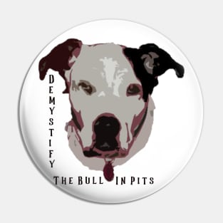 Hannah - Demystify the Bull in Pits Pin