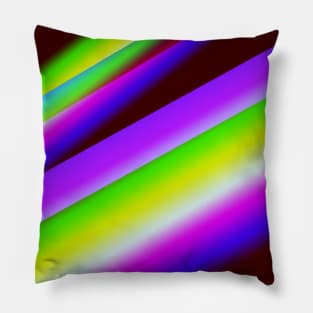 GREEN PURPLE BLACK ABSTRACT TEXTURE Pillow