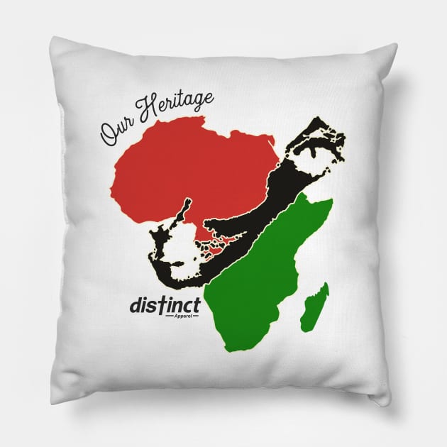 MY BERMUDA ROOTS (AFRICA) Pillow by DistinctApparel