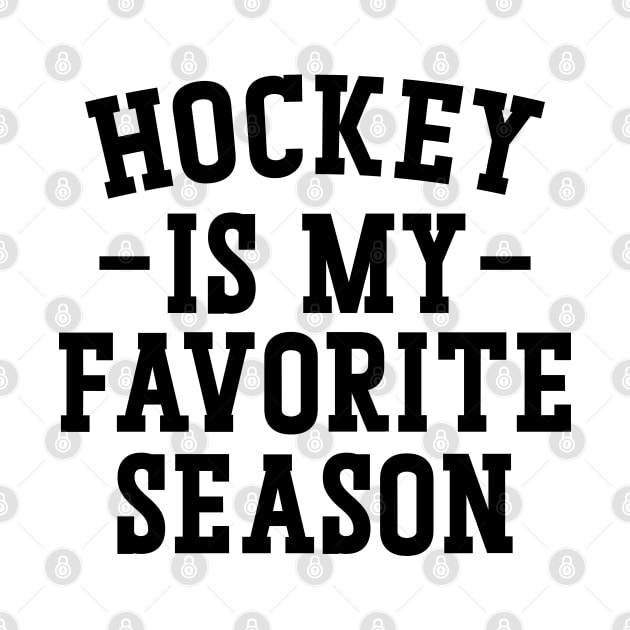 Hockey Is My Favorite Season by Emma