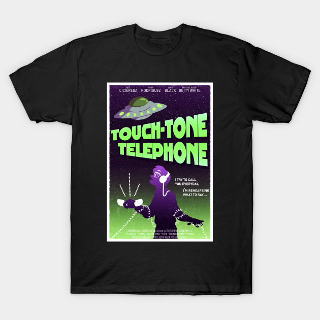 Touch Tone Telephone Poster - Lemon Demon - T-Shirt