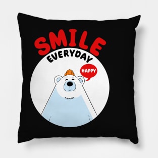 Smile Everyday Pillow