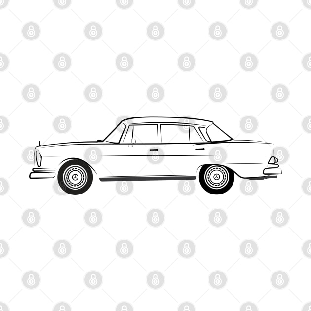 Mercedes 220 Fin Tail Heckflosse Sedan W112 by PauHanaDesign