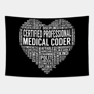 Certified Professional Medical Coder Heart Tapestry