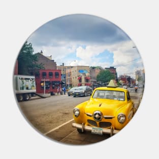 Yellow Cab, West Village, Manhattan, NYC Pin