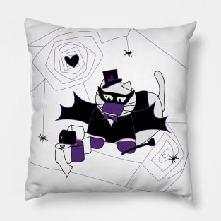 Goth Corona Cat Pillow