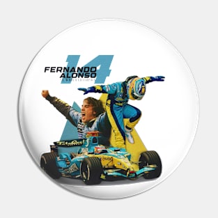 Fernando Alonso Celebration Pin