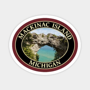 Arch Rock on Mackinac Island, Michigan Magnet