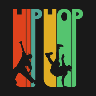 Hiphop dancing silhouette. T-Shirt