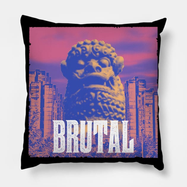 BRUTAL! Pillow by BREAKINGcode