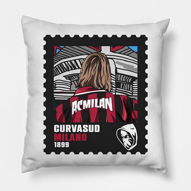 Curvas Sud Milano Pillow by Stamp