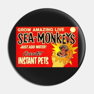 Sea Monkey Ad Pin