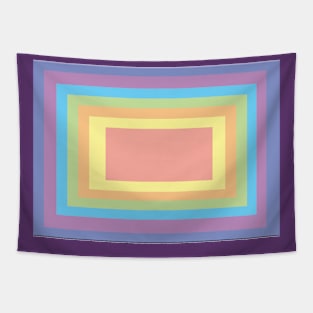 Colorful rectangle design Tapestry