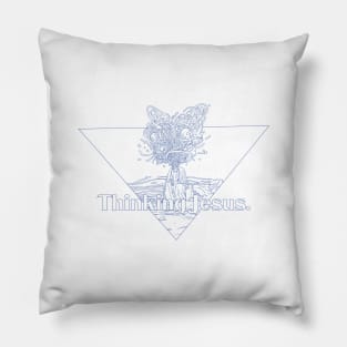 Thinking Jesus. Pillow