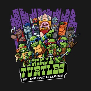 Ninja Turtles Vs the NYC Villains T-Shirt