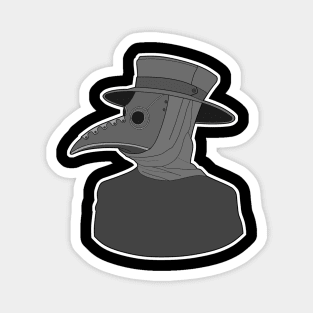 Plague Doctor Classic Bust Design Magnet