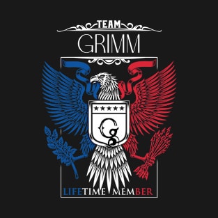 Team Grimm Lifetime Member, Grimm Name, Grimm Middle Name T-Shirt