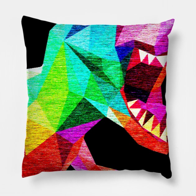 T-Rex Pillow by whatwemade