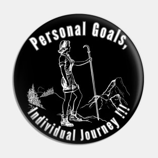 Personal Goals, Individual Journey Pin