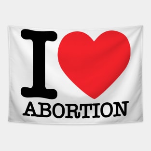 I ❤ Abortion Tapestry