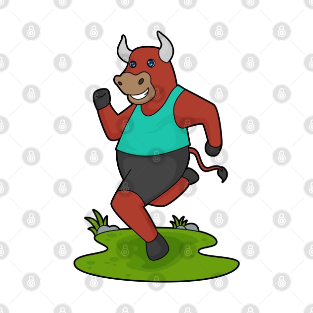 Bull Running Fitness by Markus Schnabel